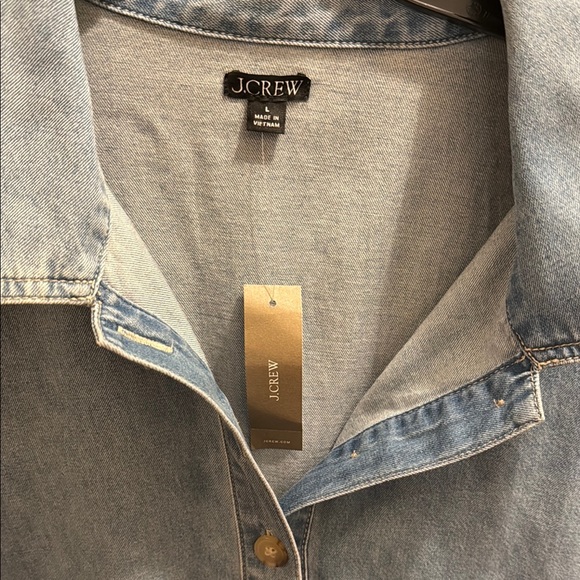 Denim Shirt Dress - Picture 2 of 5